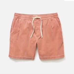 Marine Layer Corduroy Shorts - Withered Rose